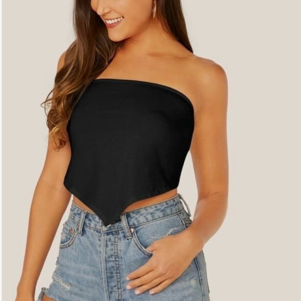 🔹New🔹Black Western Triangle Boho Top